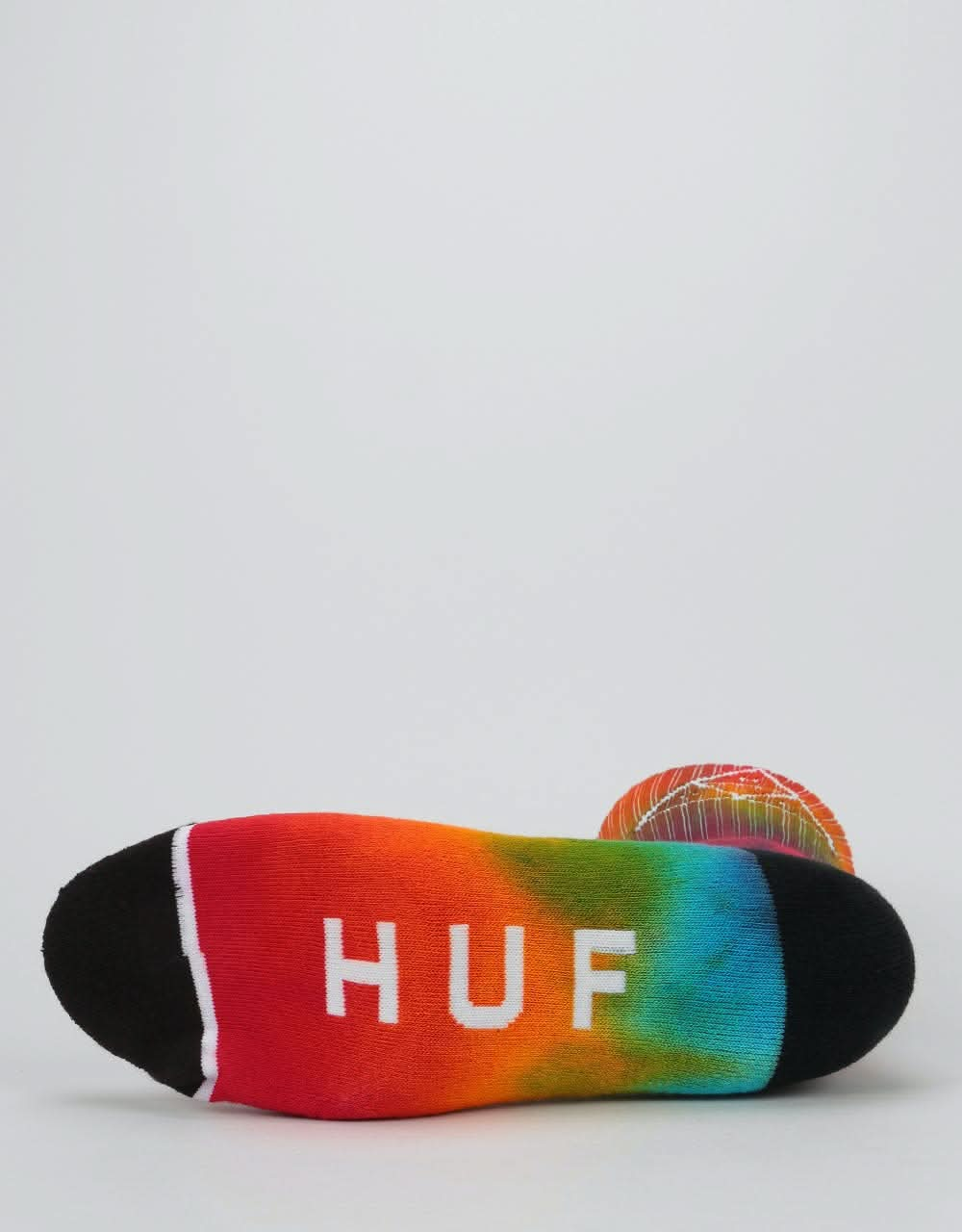 HUF Tiedye Triple Triangle Crew Socks - Rainbow