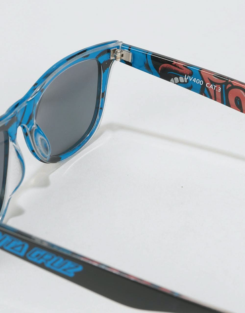 Santa Cruz Screaming Insider Sunglasses - Black/Blue