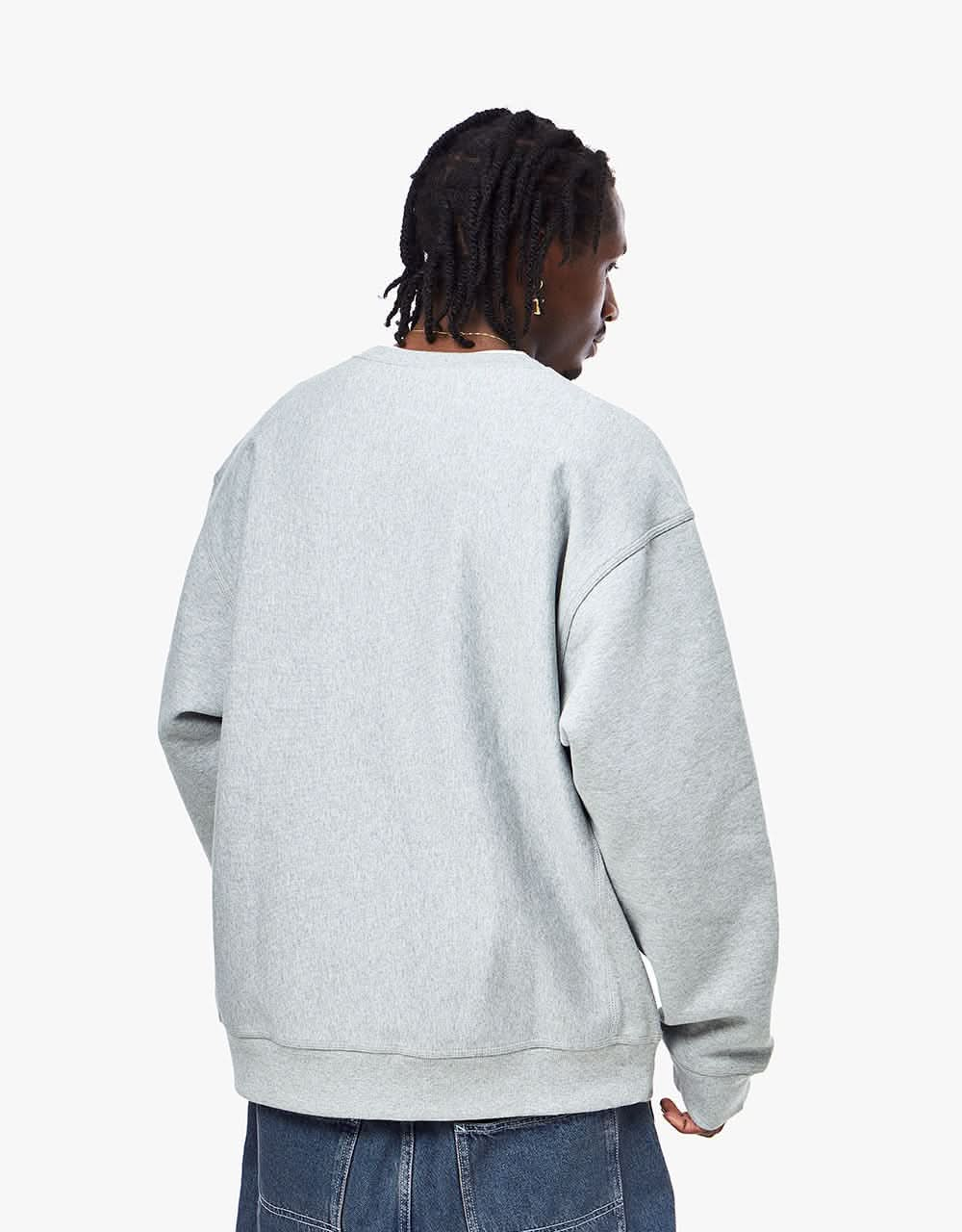 Carhartt WIP American Script Sweatshirt - Grey Heather