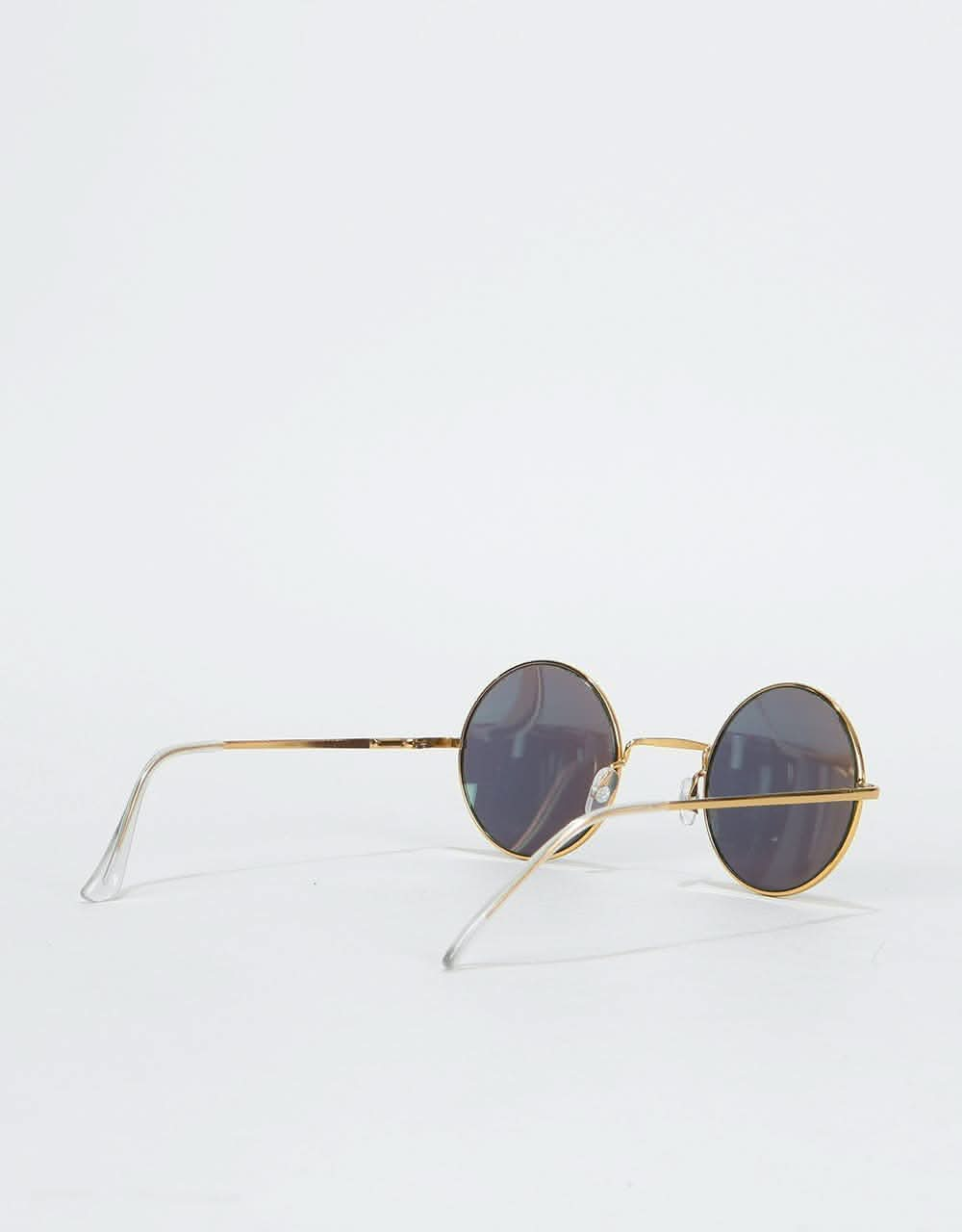 Route One Round Sunglasses - Gold