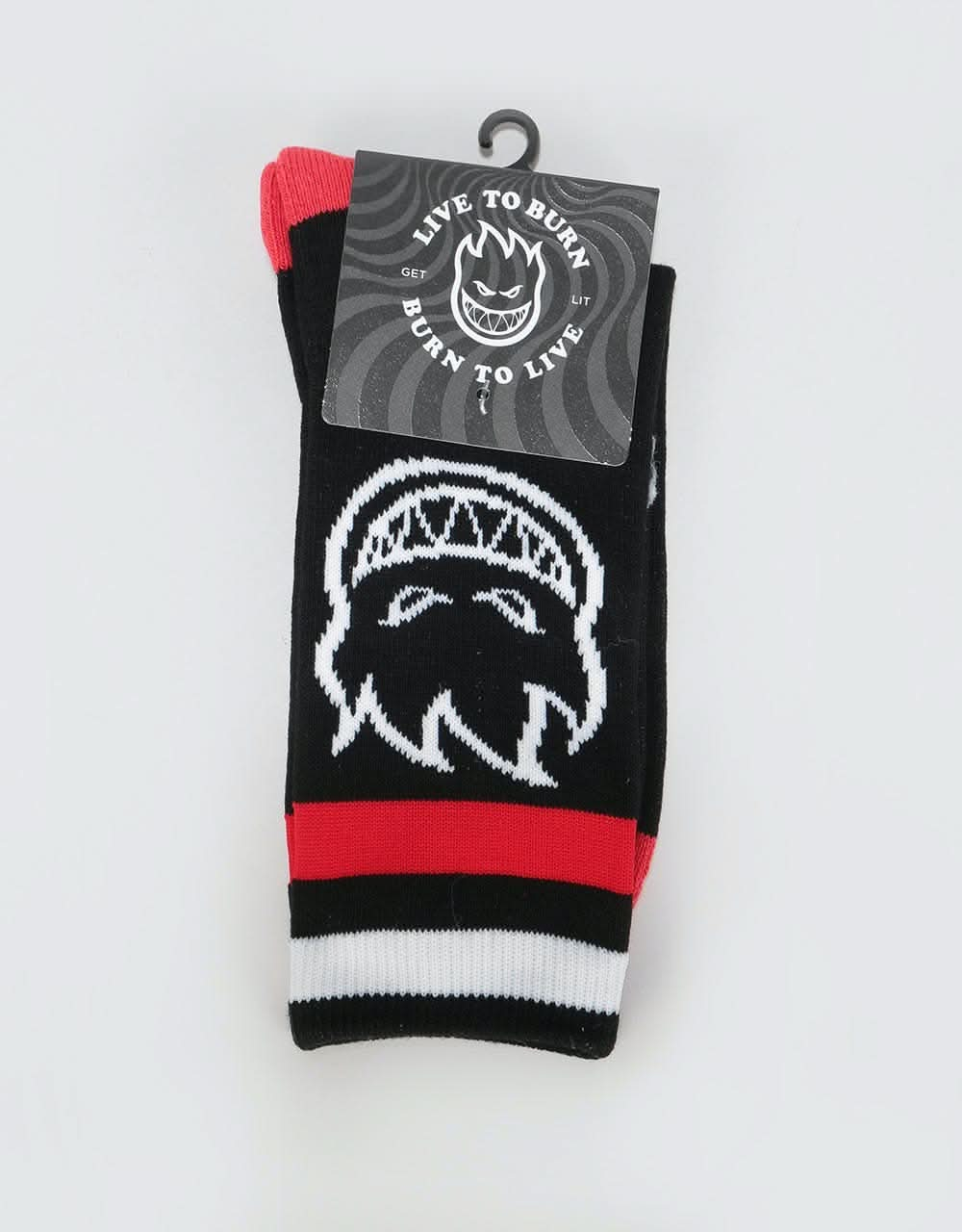 Spitfire Bighead LTB Socks - Black/Red/White