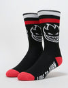 Spitfire Bighead LTB Socks - Black/Red/White