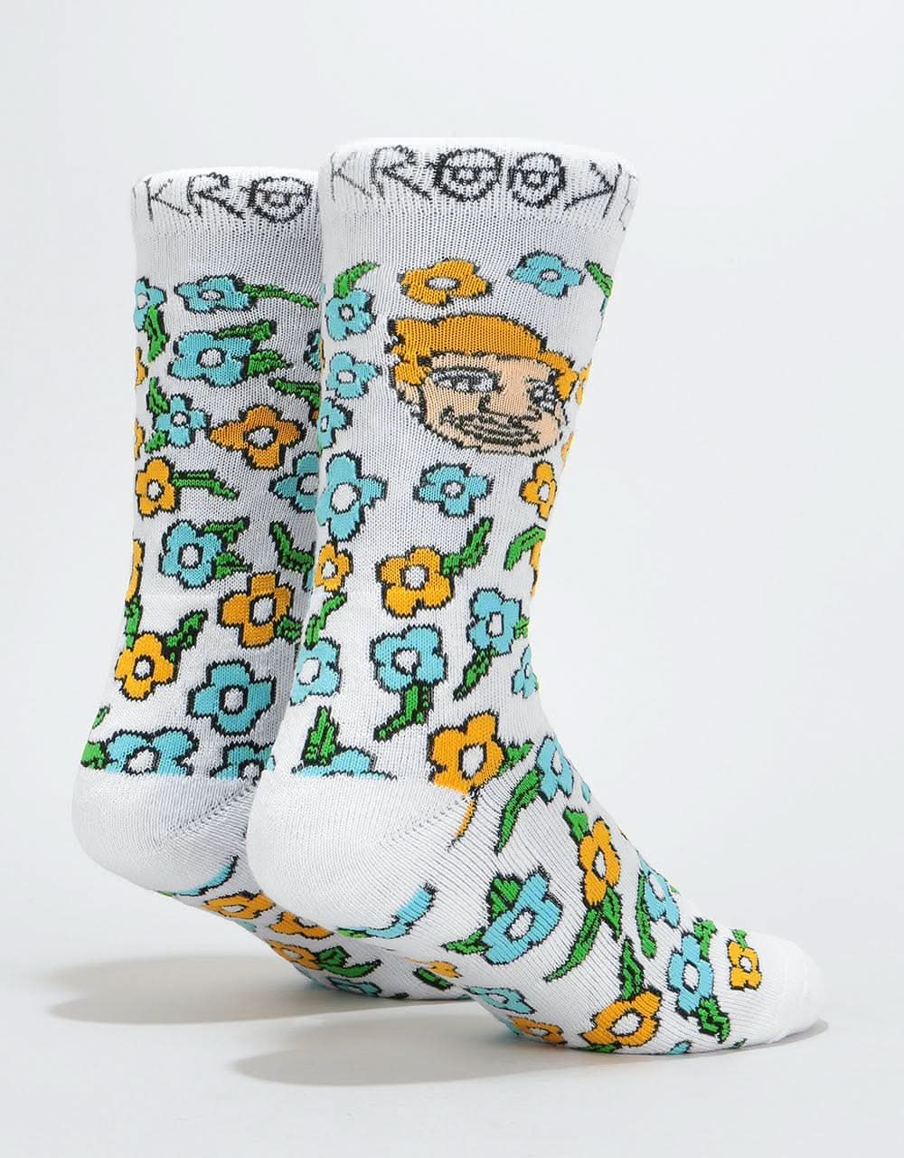 Krooked OG Sweatpants Socks - White/Multi