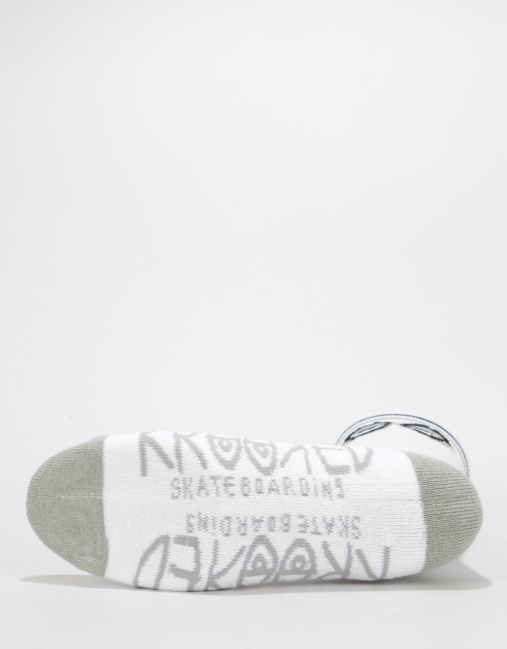 Krooked Big Eyes Socks - White/Grey/Black