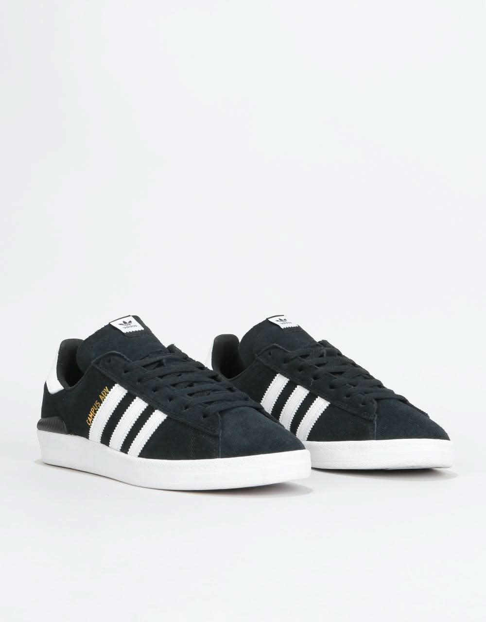 Adidas Campus ADV Skate Shoes - Core Black/White/White