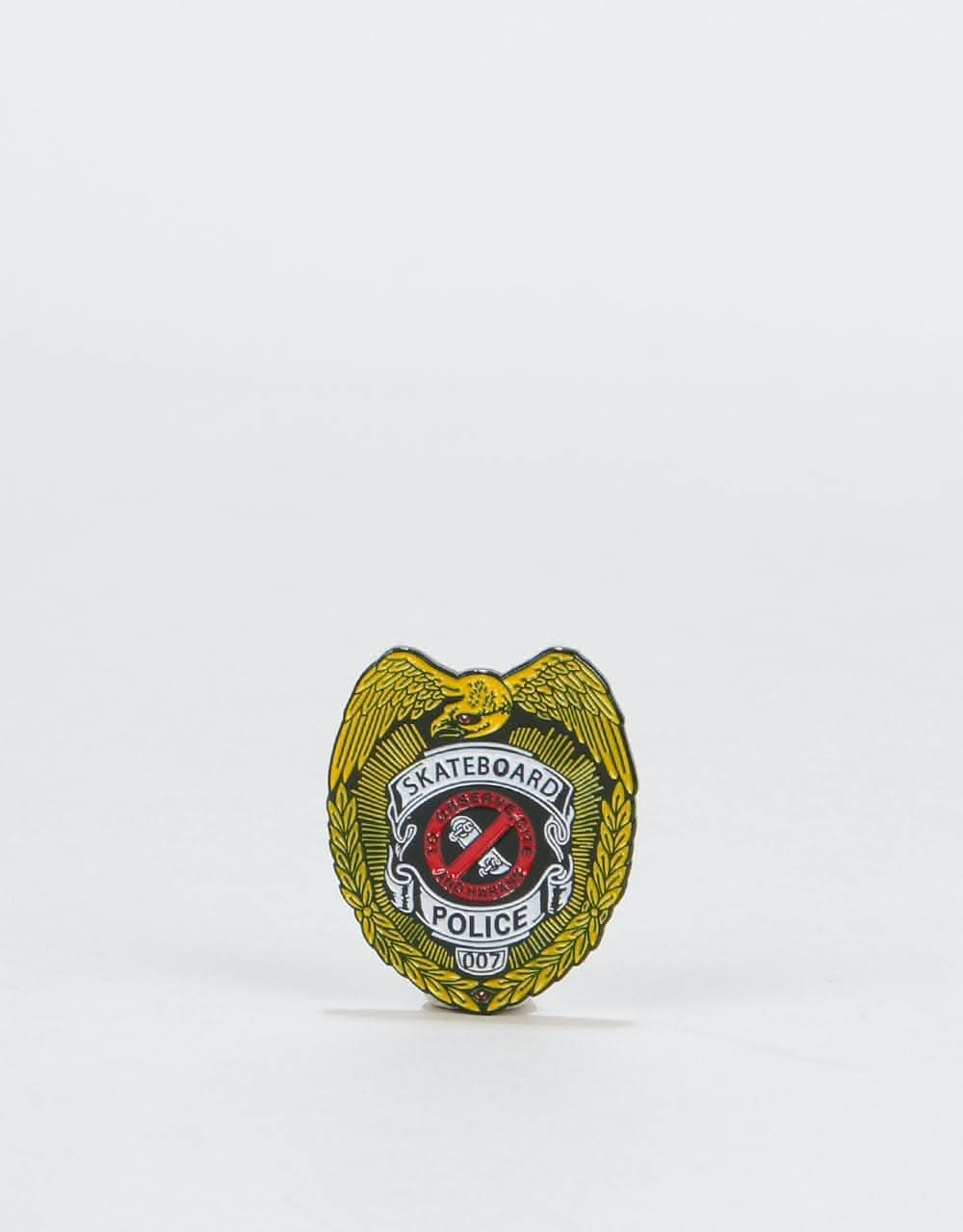 Powell Peralta Skateboard Police Lapel Pin - Multi