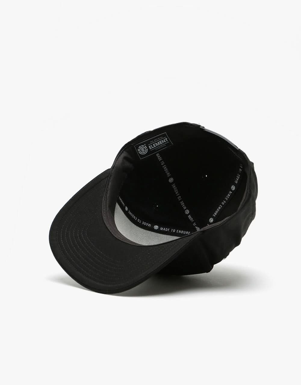 Element Knutsen Snapback Cap - Flint Black