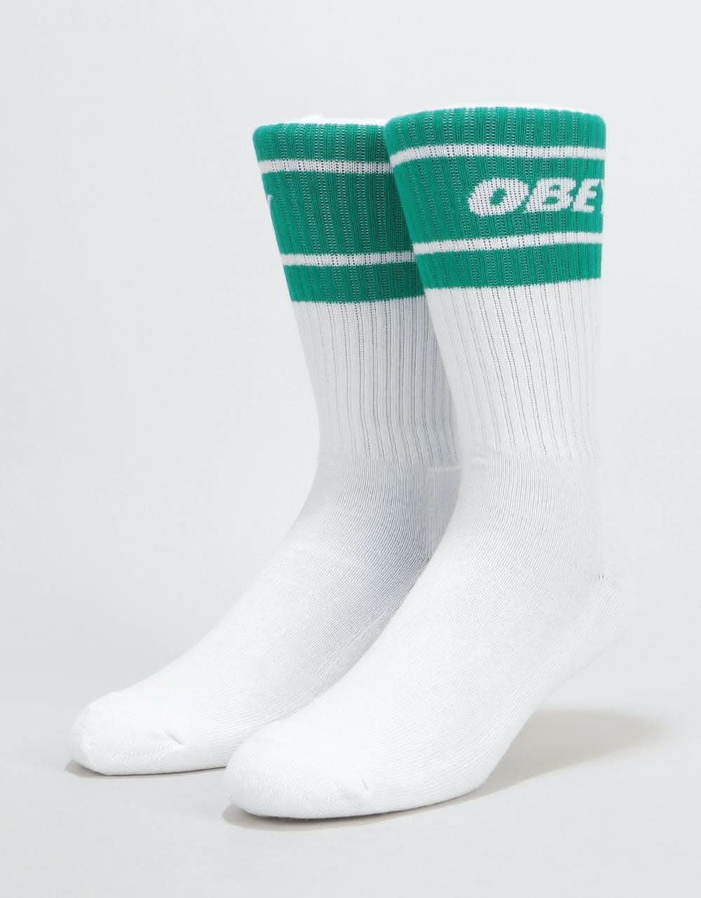 Obey Cooper II Socks - White/Teal