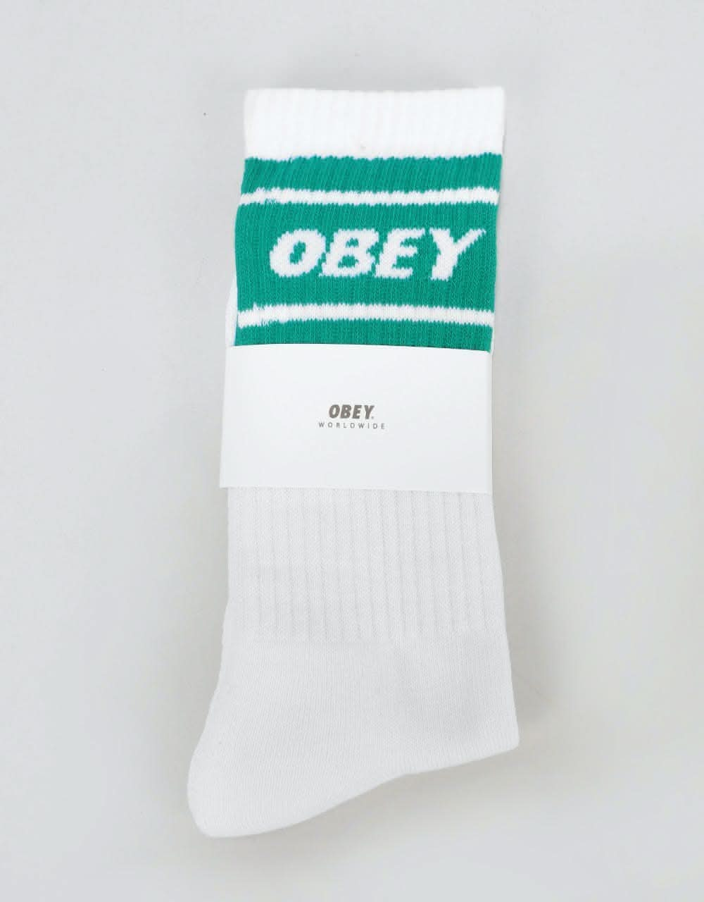 Obey Cooper II Socks - White/Teal