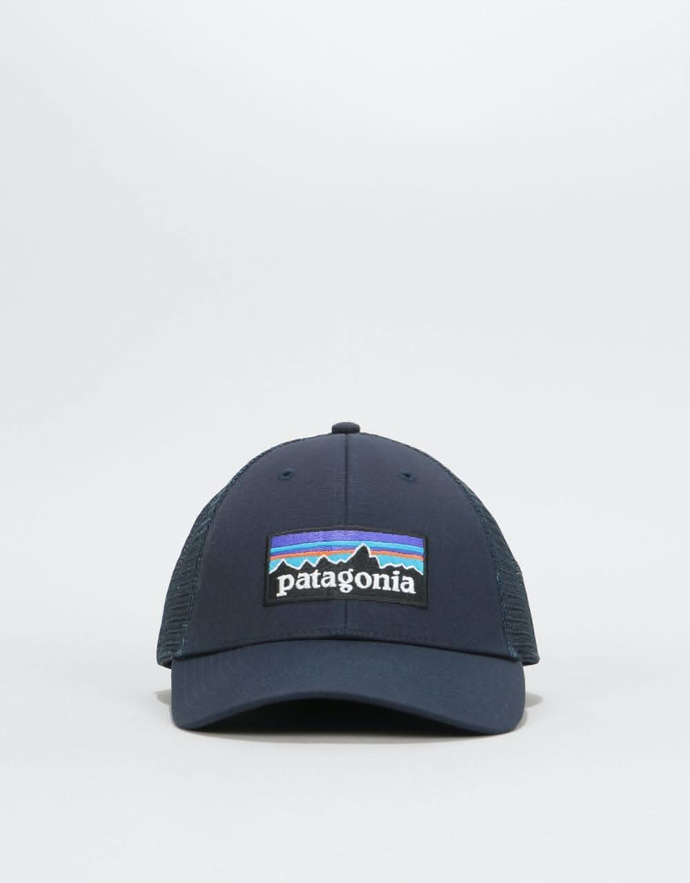 Patagonia P-6 Logo LoPro Trucker Cap - Navy Blue