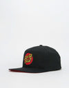 Cappellino snapback Santa Cruz Classic Dot - nero