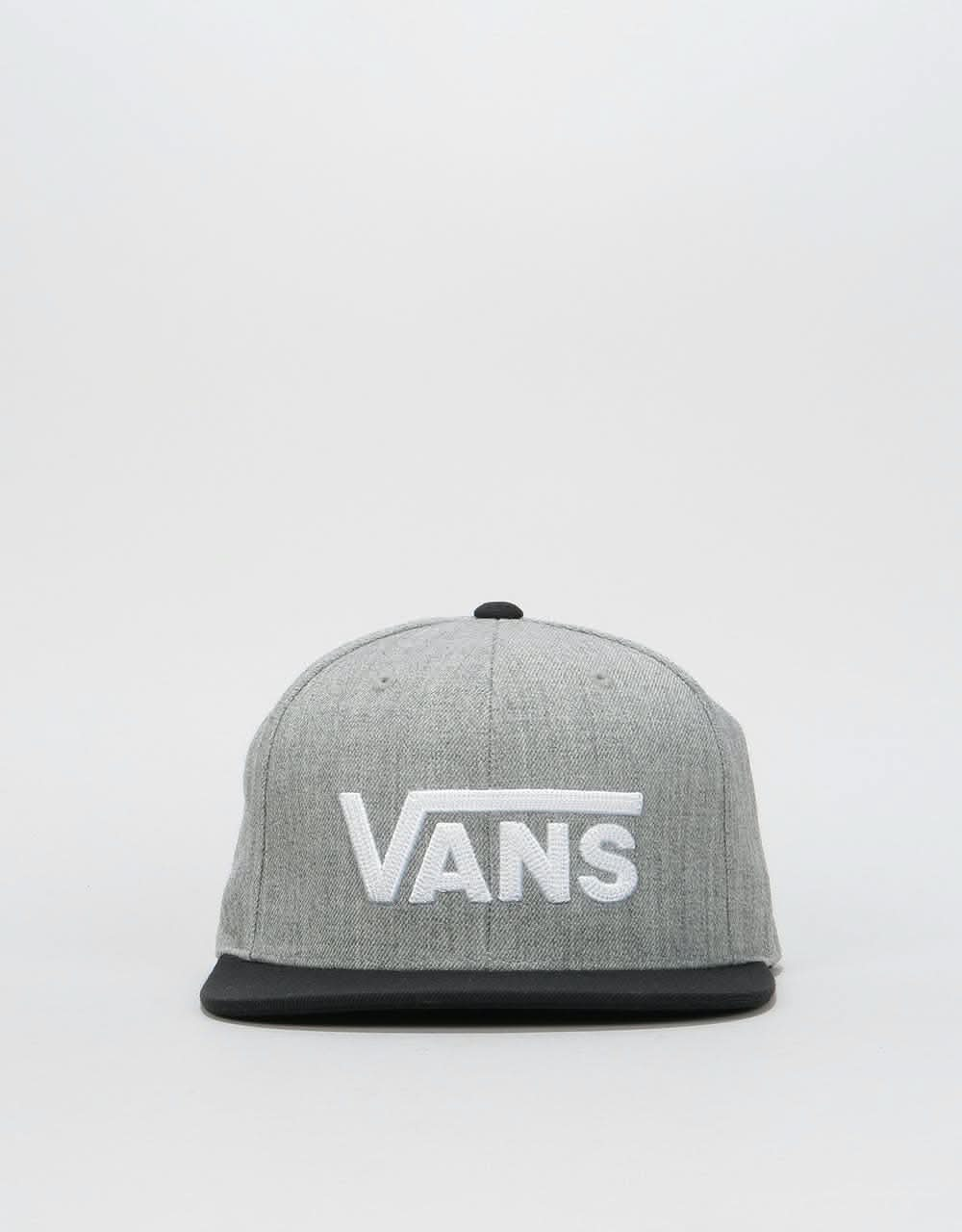 Vans Drop V II Snapback Cap - Heather Grey/Black