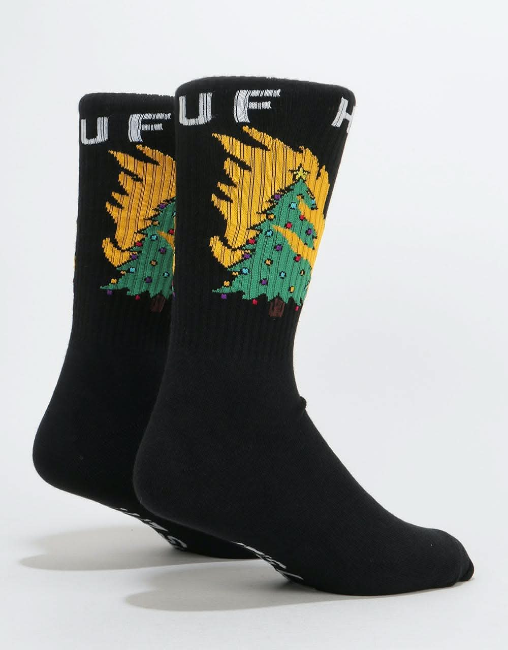 HUF Hot Fire Socks - Black