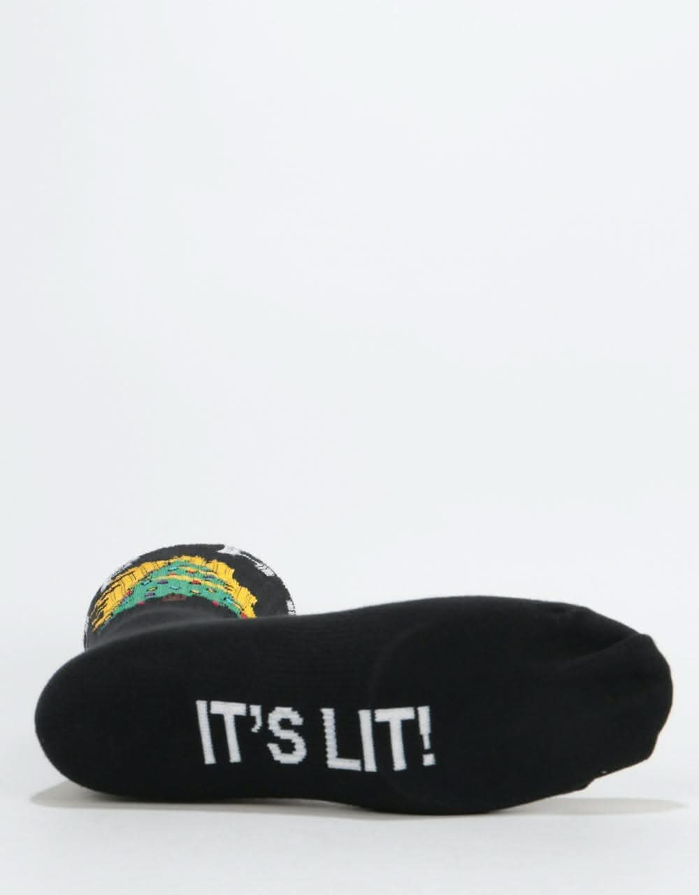 HUF Hot Fire Socks - Black