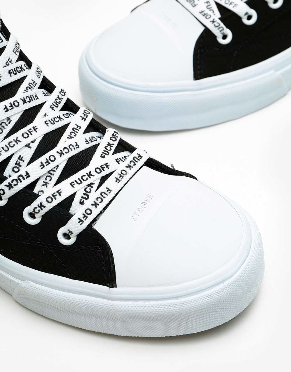 Straye Venice Skate Shoes - B&W F*CK