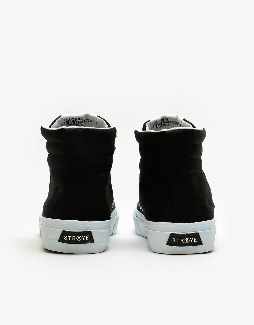 Straye Venice Skate Shoes - B&W F*CK