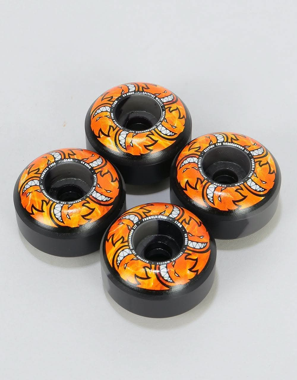 Spitfire Hellfire Multiballs Swirl Formula Four 99d Team Wheel - 53mm