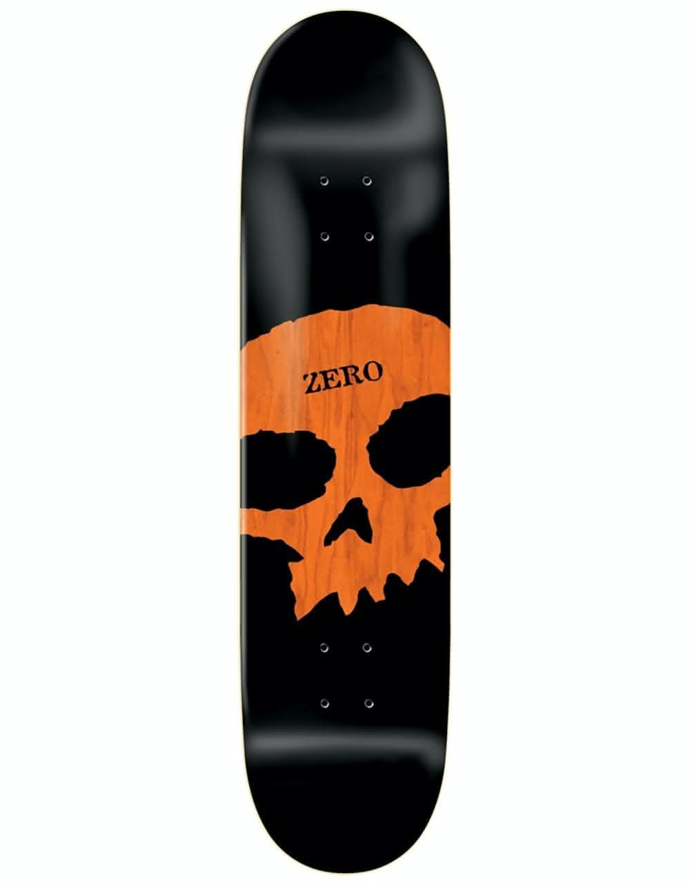 Zero Single Skull Knockout Skateboard Deck - 8.5"