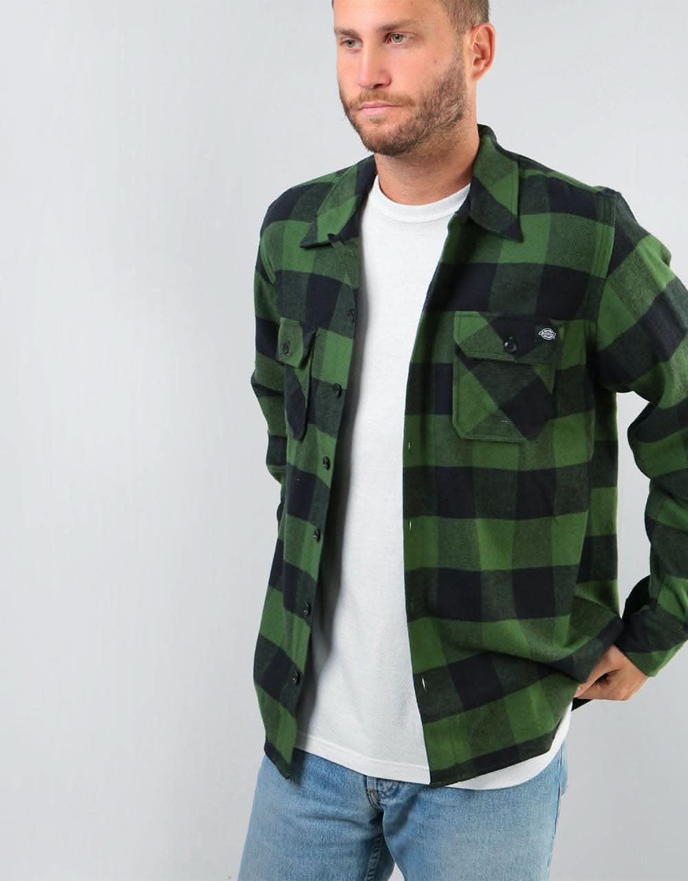 Dickies Sacramento L/S Shirt - Pine Green