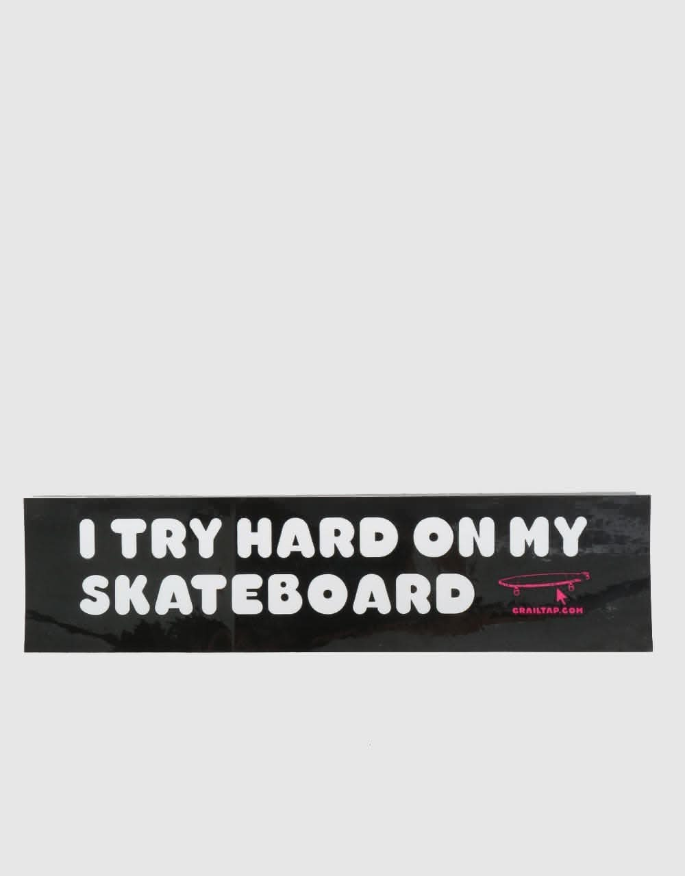 Crailtap Try Hard Bumper Sticker