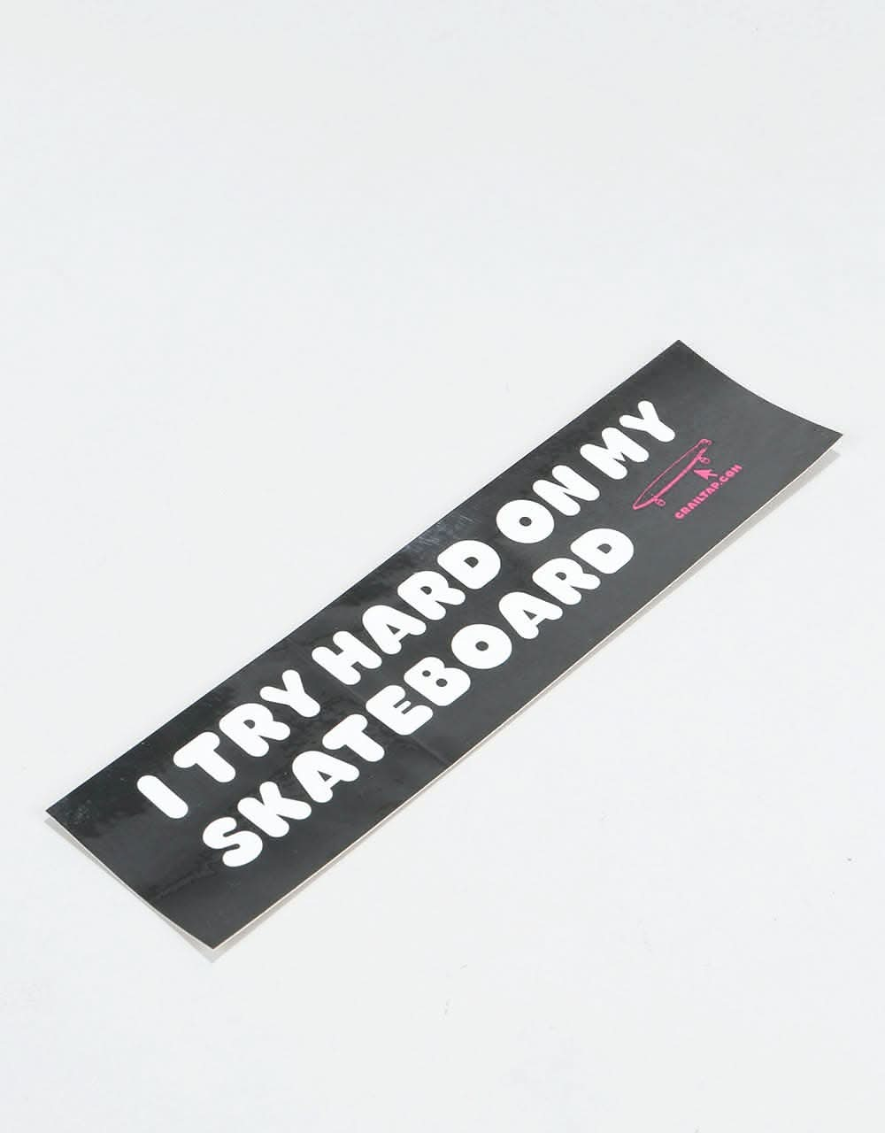 Crailtap Try Hard Bumper Sticker