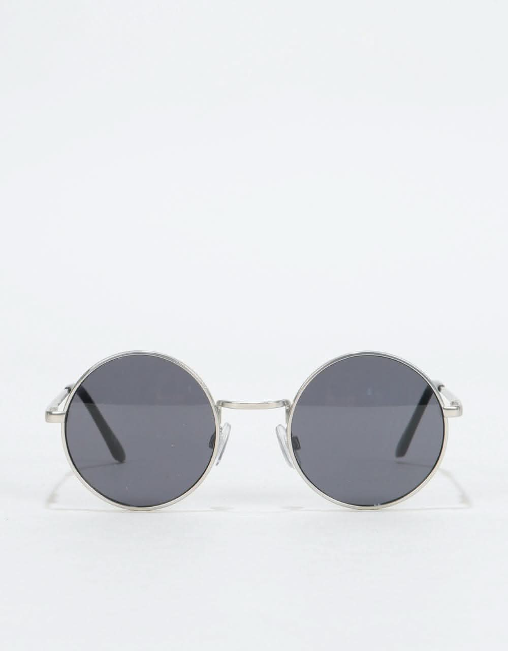 Vans Gundry Sunglasses - Matte Silver-Dark Smoke