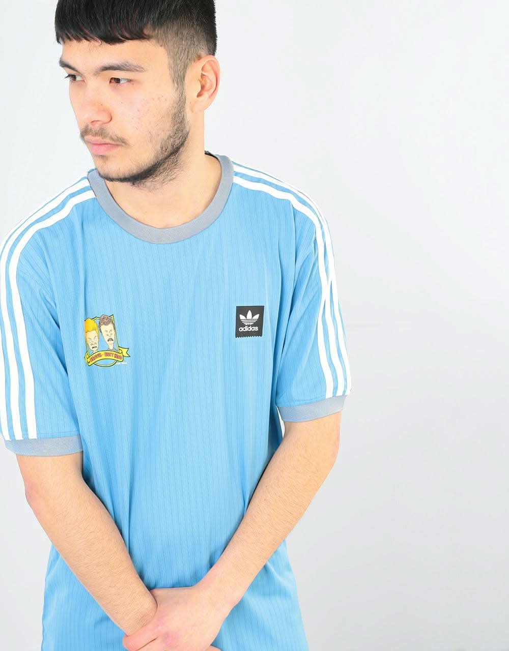 Adidas x Beavis & Butt-Head Jersey - Light Blue/White