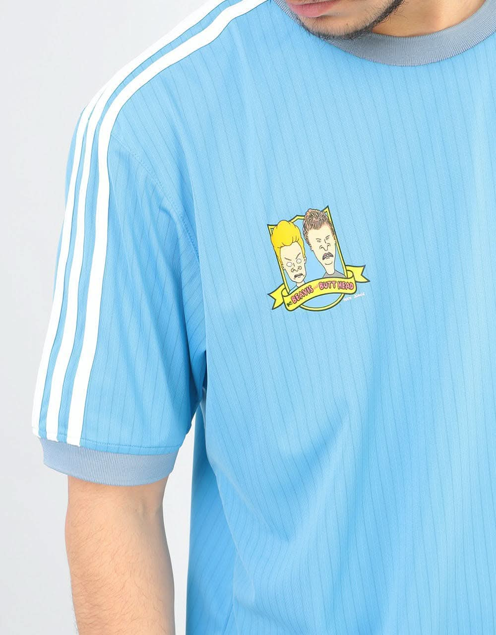 Adidas x Beavis & Butt-Head Jersey - Light Blue/White