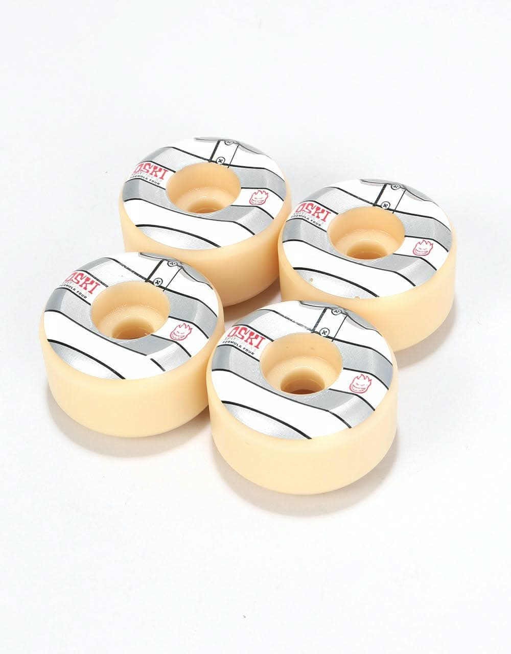 Spitfire Oski Stripes Formula Four Conical 99d Skateboard Wheel - 53mm