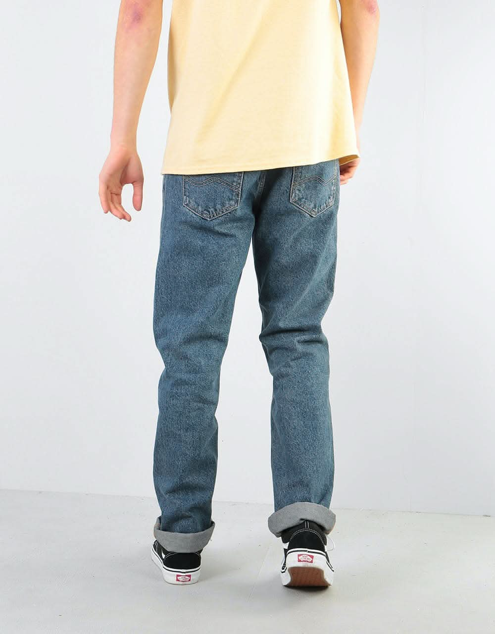 Route One Premium Regular Denim Jeans - Light Wash