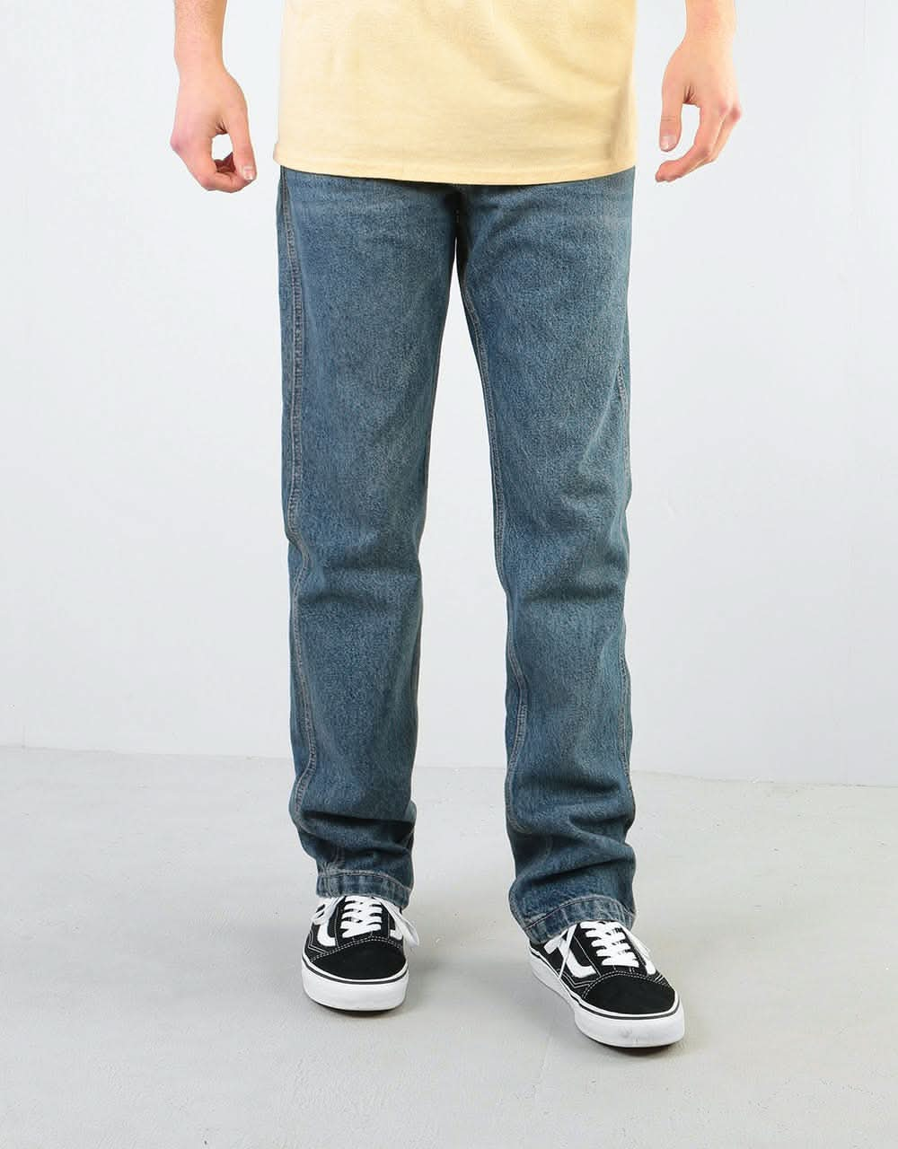 Route One Premium Regular Denim Jeans - Light Wash