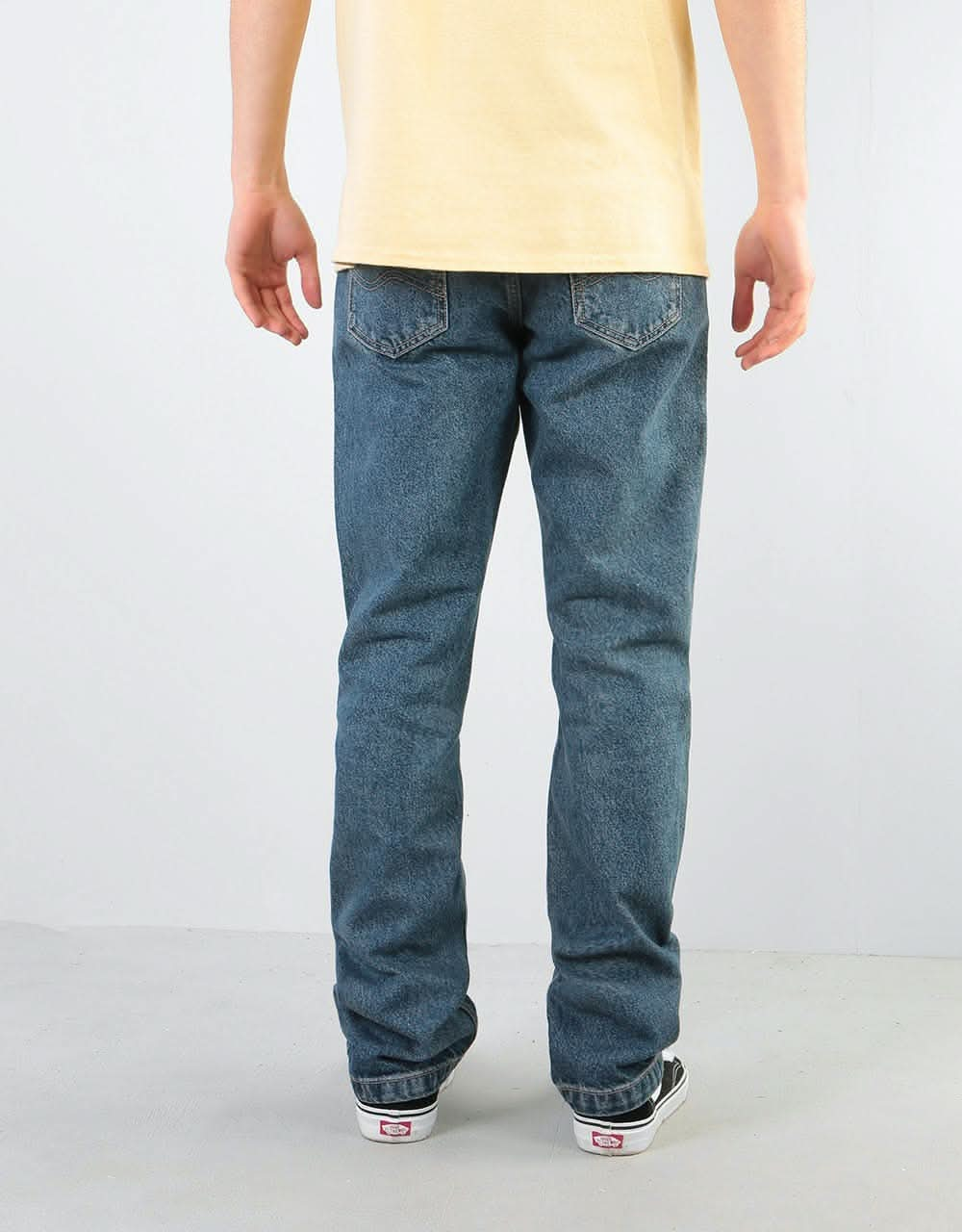 Route One Premium Regular Denim Jeans - Light Wash