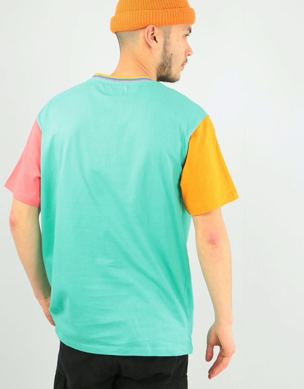 RIPNDIP Colourblock Multi Panel T-Shirt - Multi