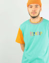 RIPNDIP Colourblock Multi Panel T-Shirt - Multi