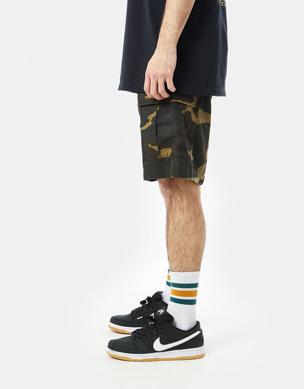 Carhartt WIP Aviation Short - Camo Laurel (Rinsed)