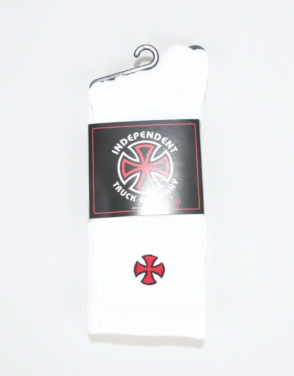 Independent Cross Socks - White