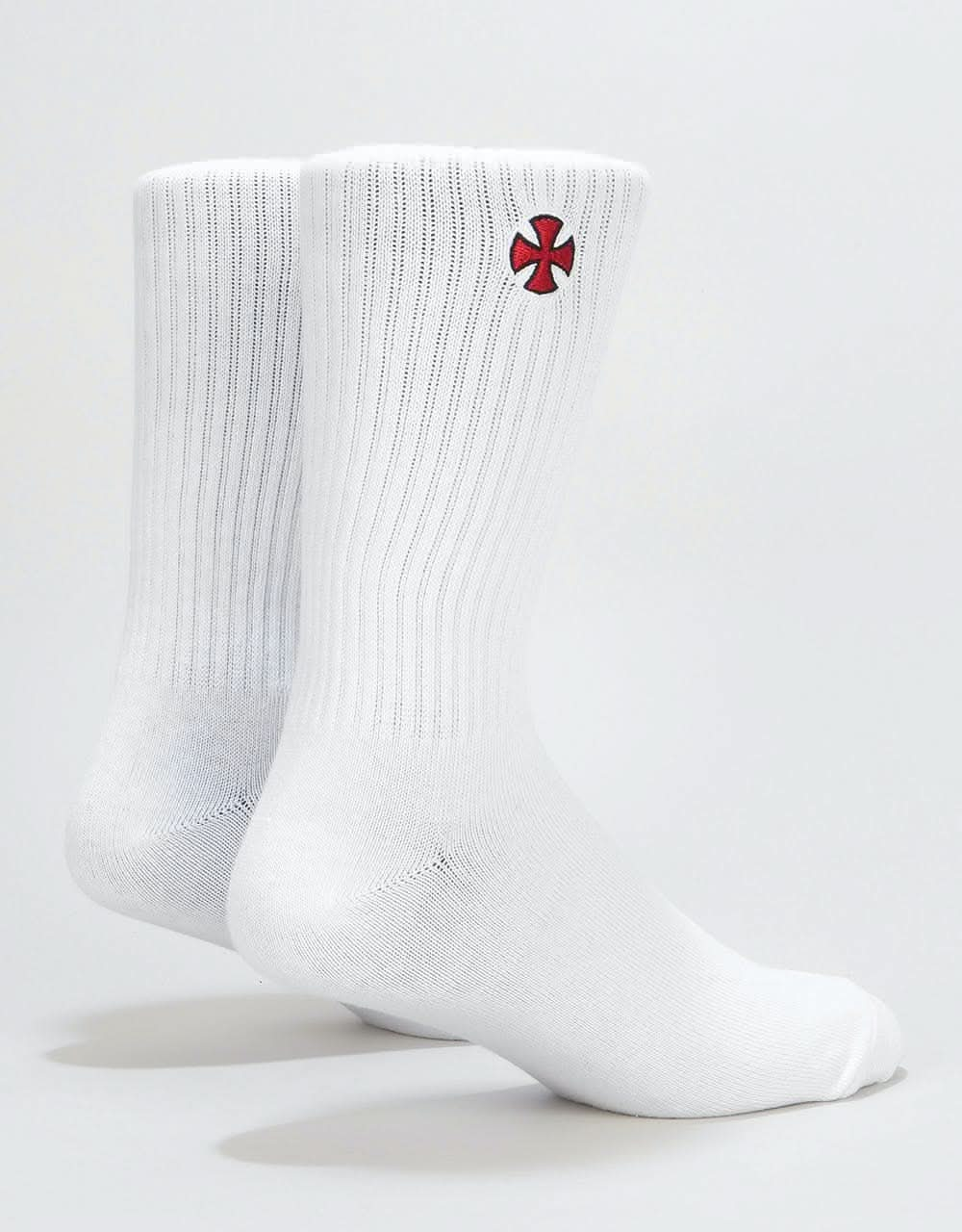 Independent Cross Socks - White