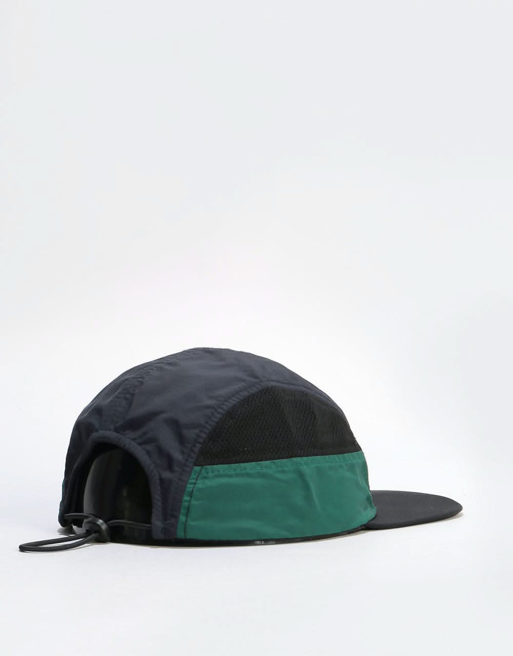 Carhartt WIP Terrace 5 Panel Cap - Black/Dark Navy/Bottle Green/Black