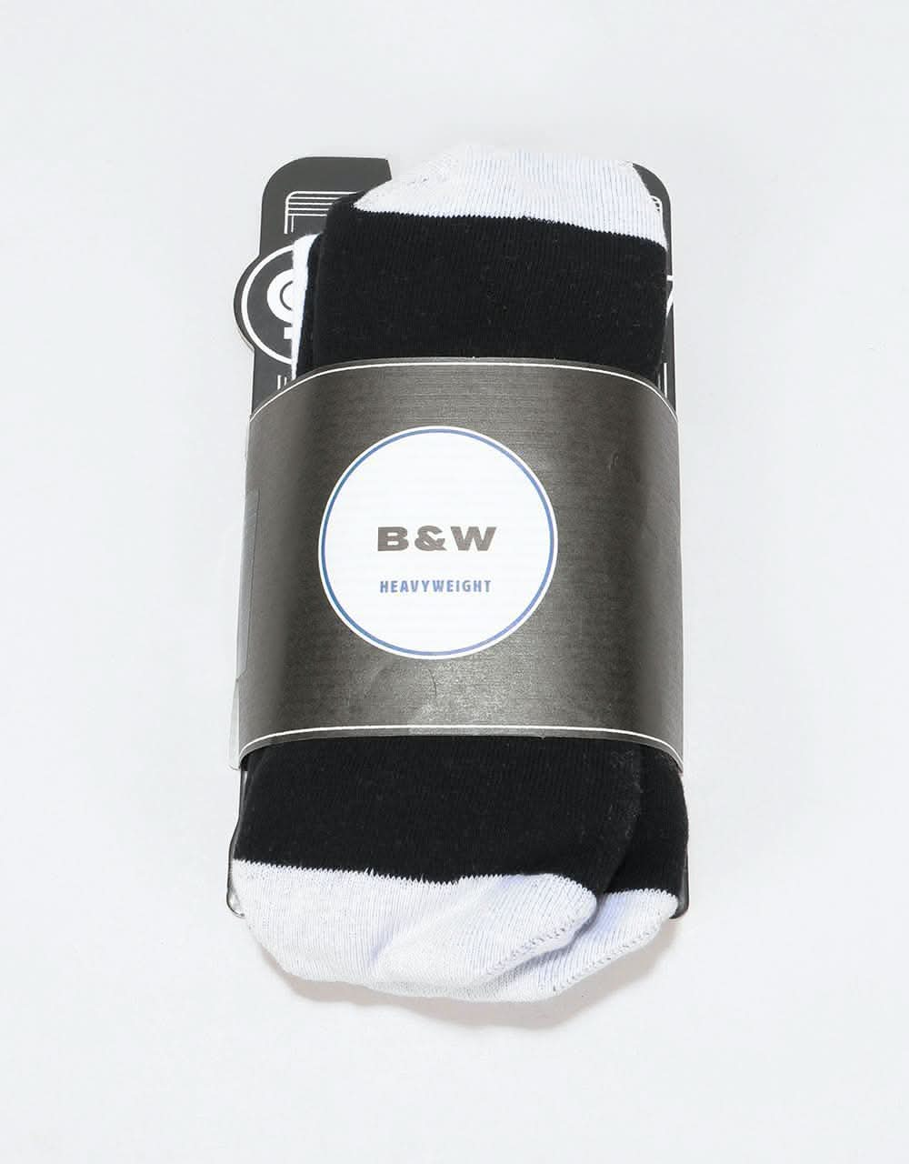 Stinky Black&White Snowboard Socks - Black/White