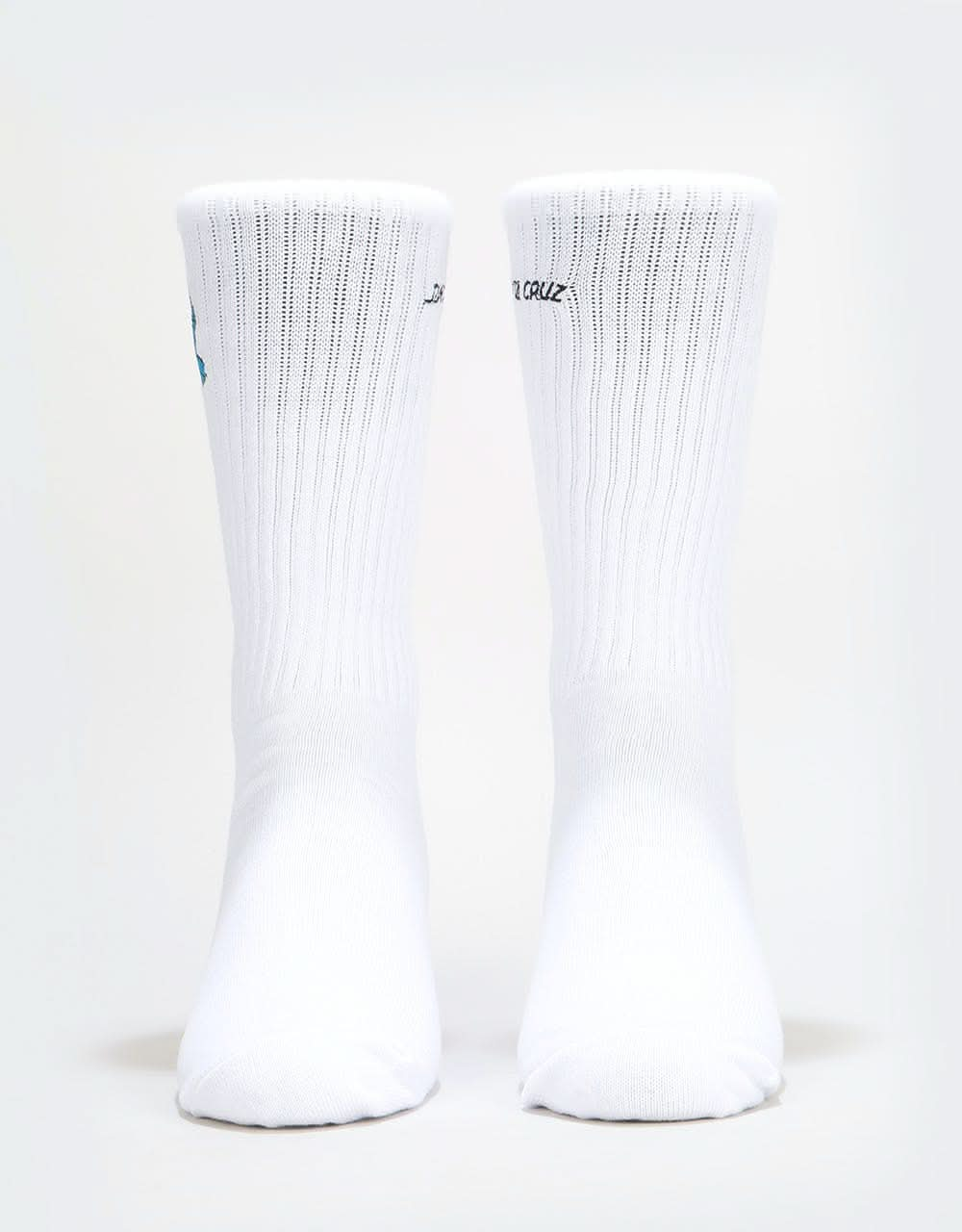 Santa Cruz Screaming Mini Hand Socks - White