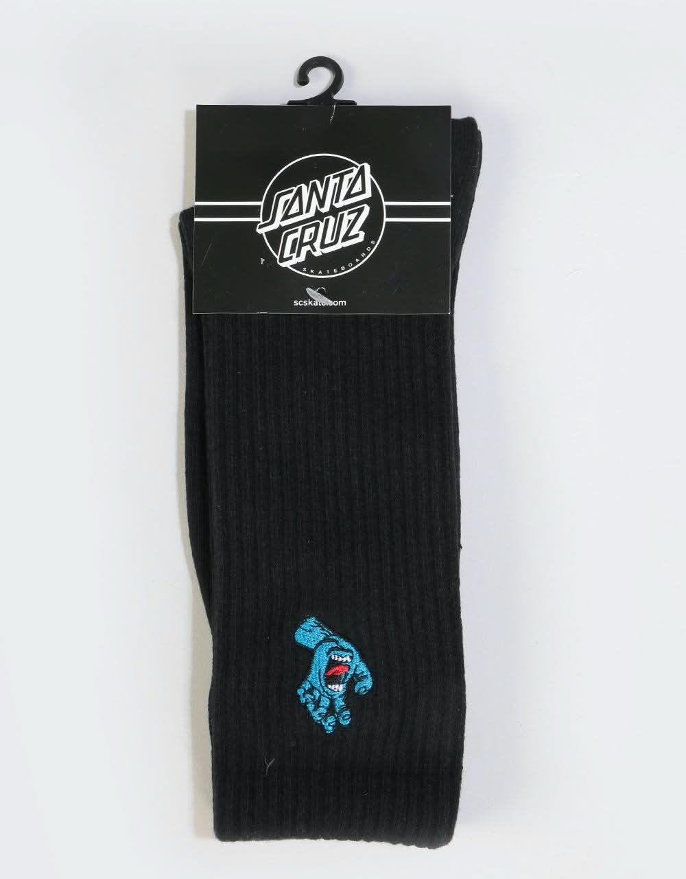 Santa Cruz Screaming Mini Hand Socks - Black