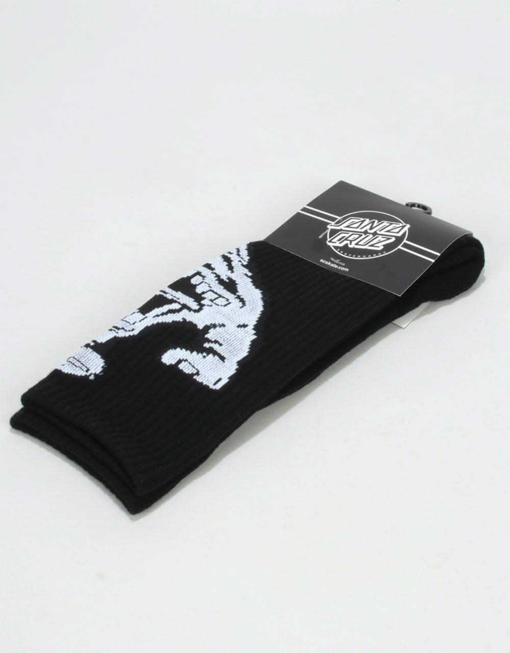 Santa Cruz Screaming Mono Hand Socks - Black