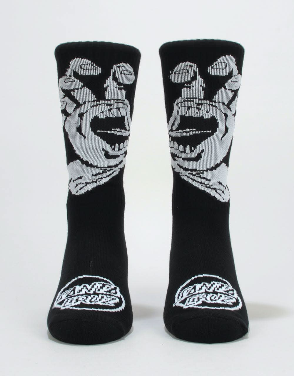 Santa Cruz Screaming Mono Hand Socks - Black