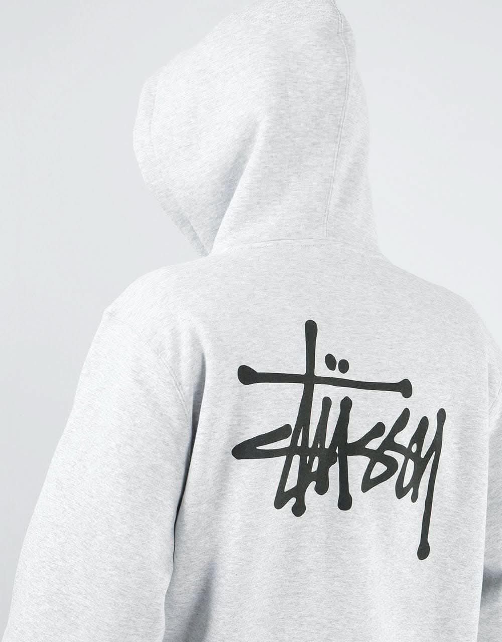 Stüssy Basic Stüssy Hood - Ash Heather