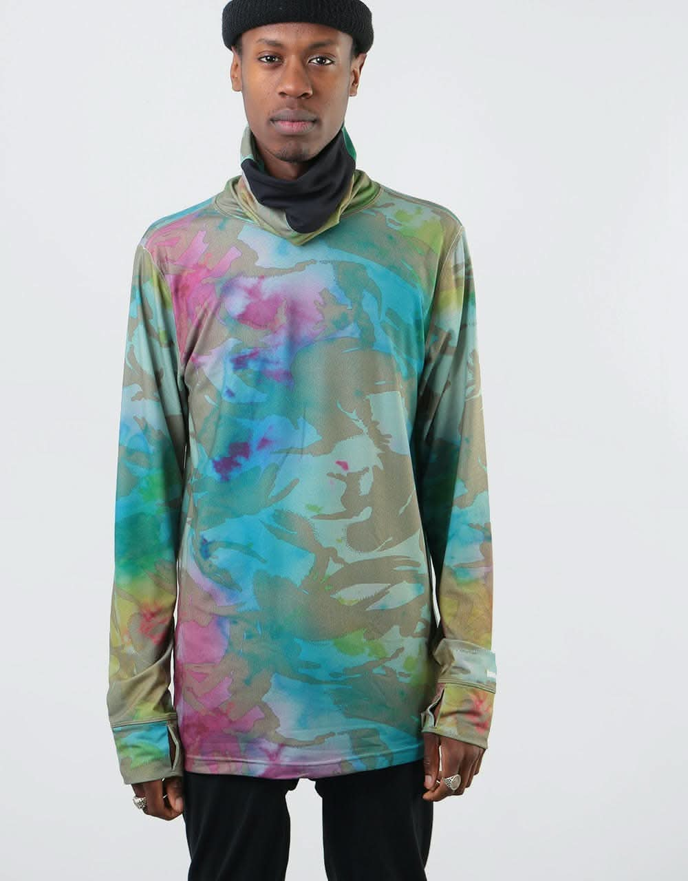 Burton Midweight Long Neck Thermal Top - Festival Camo