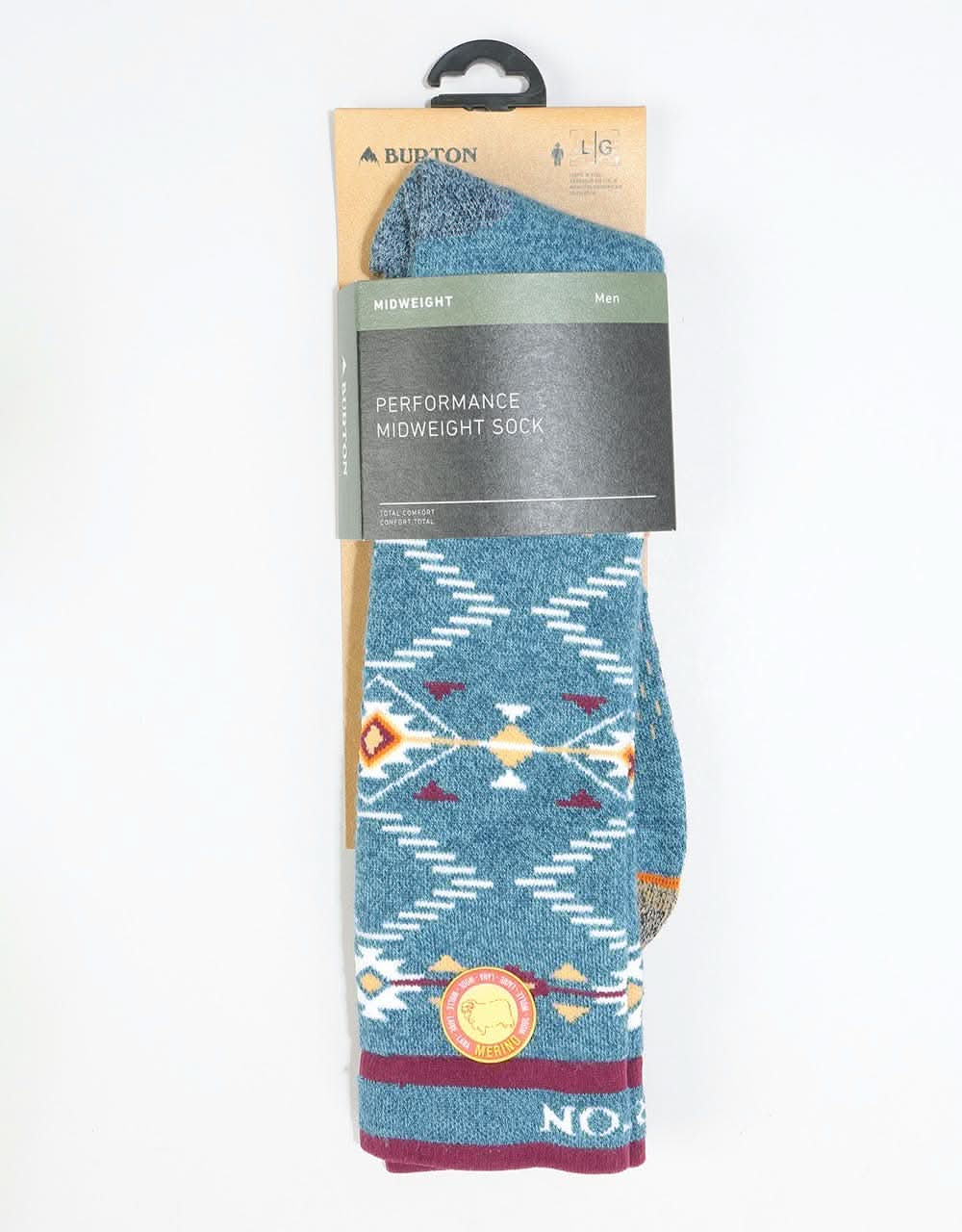 Burton Performance Midweight Snowboard Socks - Mood Indigo