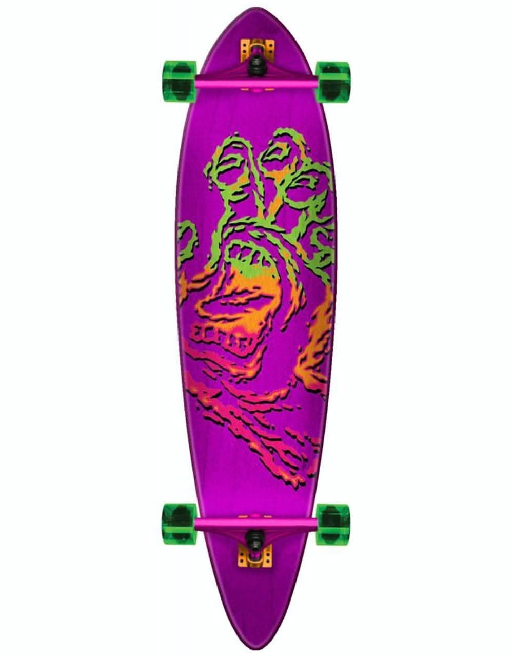 Santa Cruz Throwdown Hand Pintail Longboard - 39" x 9.58"