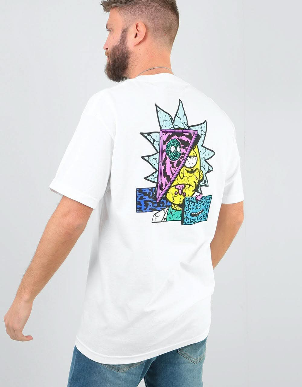 Primitive x Rick & Morty Rick Destructed T-Shirt - White