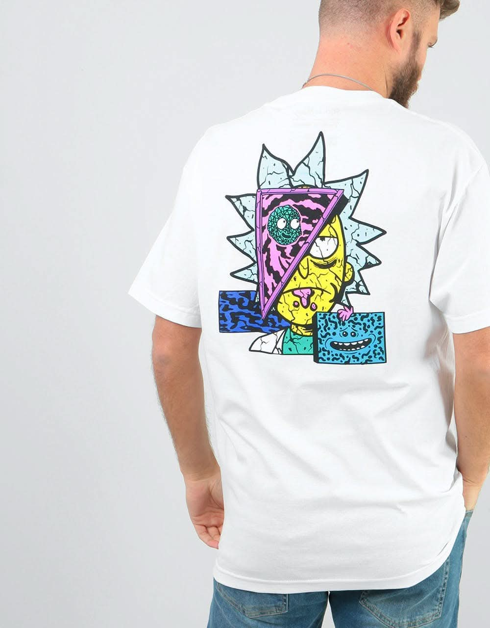 Primitive x Rick & Morty Rick Destructed T-Shirt - White