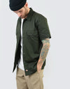 Dickies Short Sleeve Slim Shirt - Olive Green